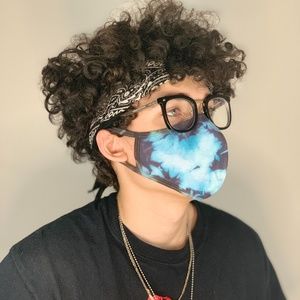 Tie Dye reusable Face Mask Jellyfish Set